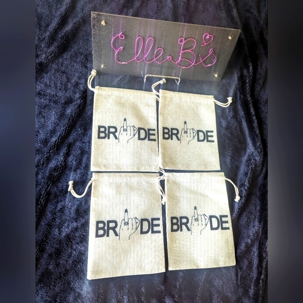 NWOT Bride Canvas Bags